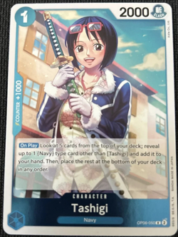 OP06-050 Tashigi : Rare One Piece English TCG Card : OP06: Wings Of The Captain - Image 1