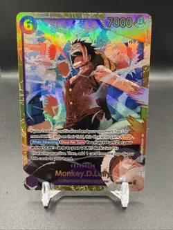 One Piece Card Game Monkey.D.Luffy Reprint EB02-061 SEC English prb 02 full art - Image 1