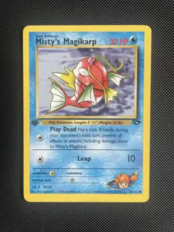 1st Edition Misty's Magikarp Gym Challenge 88/132 Pokemon Card WOTC NM - Image 1