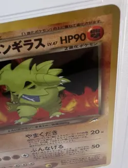 DARK TYRANITAR Holo #248 2001 Pokemon Japanese Neo 4 PSA 6 EX-MT - Image 2