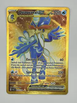 Pokemon Quaquaval ex 273/193 Sv02: Paldea Evolved Holo TCG HR NM - Image 1