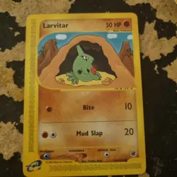 Pokemon TCG Larvitar Expedition 116/165 Regular Common Excellent Condition - Image 1