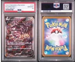 Pokemon PSA10 Giratina V Alt Art 111/100 Lost Abyss Japanese Gem Mint 2021 SR - Image 1