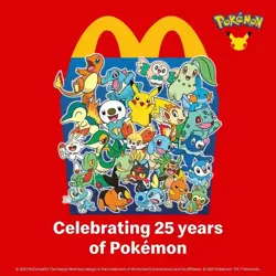 2021 Pokemon McDonald's OPEN Case 25th Anniversary #1 Box 150 Happy Meal Packs - Image 3