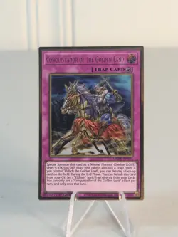 Conquistador of the Golden Land - MGED-EN054 - Premium Gold Rare 1st Edition - Image 1