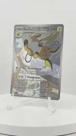 Pokemon TCG Raichu Holo Card Scarlet & Violet Paldea Evolved 211/193 IR - Image 2