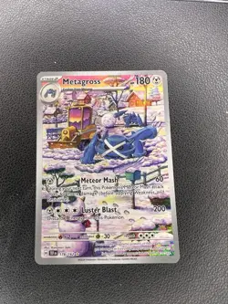 Metagross 178/162 Illustration Rare Temporal Forces Pokemon TCG Card - Image 1