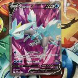 Pokemon TCG Kyurem v Lost Origin Full Art Holo Card 174/196 Ultra Rare - Image 1