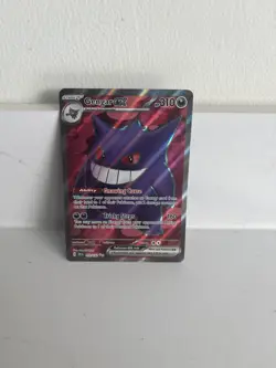 Gengar EX (193/162) Temporal Forces Full Art Ultra Rare Pokemon Card, NEAR MINT - Image 1