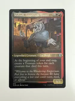 Mahadi Emporium Master Etched Foil MTG Magic the Gathering Card NM Near Mint CLB - Image 1