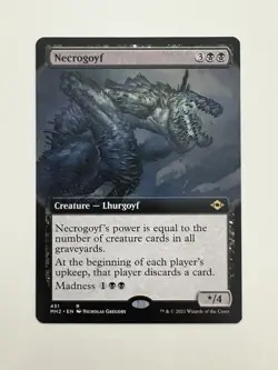 Necrogoyf Borderless MTG Magic the Gathering Card NM Near Mint MH2 - Image 1