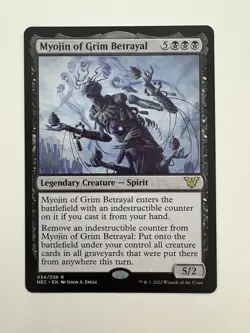 Myojin of Grim Betrayal MTG Magic the Gathering Card NM Near Mint NEC - Image 1