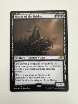 Magus of the Bridge Showcase Sketch MTG Magic the Gathering Card NM Mint MH2 - Image 1