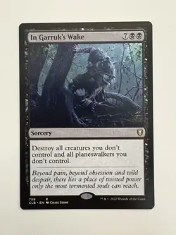 In Garruk’s Wake MTG Magic the Gathering Card NM Near Mint CLB - Image 1