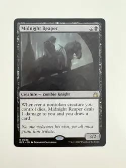 Midnight Reaper MTG Magic the Gathering Card NM Near Mint RVR - Image 1