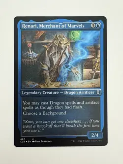 Renari Merchant of Marvels Etched Foil MTG Magic the Gathering Card NM Mint CLB - Image 1