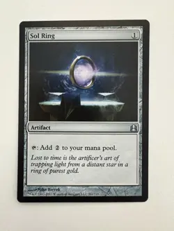 Sol Ring MTG Magic the Gathering Card NM Near Mint Commander - Image 1