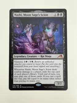 Nashi Moon Sage’s Scion MTG Magic the Gathering Card NM Near Mint NEO - Image 1