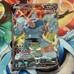 Golurk V - 181/203 - Evolving Skies - Pokemon TCG Card NM Full Art Ultra Rare - Image 1