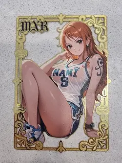 Nami - One Piece 149/200 | Gold Metall Waifu Goddess Story Anime Manga Card - Image 1