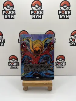 MTG Saw In Half 0021 (Borderless) FOIL Spider Man MYTHIC - Image 1