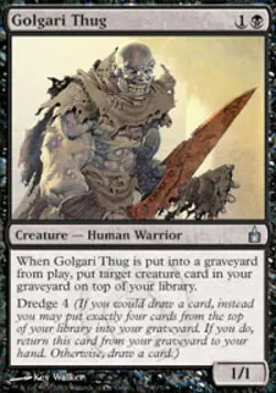 Golgari Thug - Light Play MTG Ravnica - Image 1