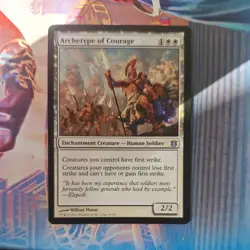MTG - Born of the Gods - Uncommon - Archetype of Courage - near/mint - Image 1