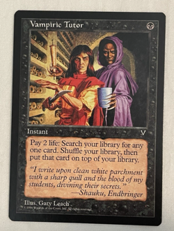 1x Vampiric Tutor Visions MTG Magic the gathering NM - Image 2