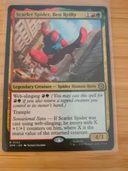 MTG Scarlet Spider, Ben Reilly 0142 Spider-Man M/NM Free UK P&P - Image 1
