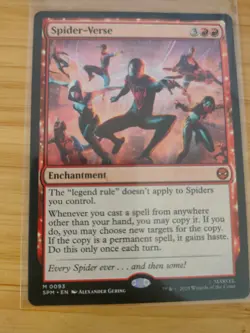 MTG Spider-Verse 0093 Spider-Man M/NM Free UK P&P - Image 1