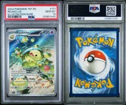2024 POKEMON TEF EN-TEMPORAL FORCES ILLUSTRATION RARE #171 REUNICLUS PSA 10 - Image 3