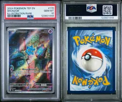 2024 POKEMON TEF EN-TEMPORAL FORCES ILLUSTRATION RARE #170 BRONZOR PSA 10 - Image 3