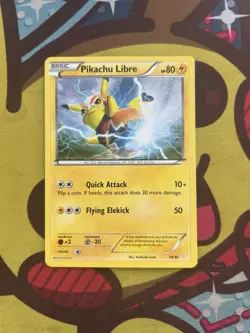 Pokemon Pikachu Libre 14/30 - Trainer Kit - Non Holo - Excellent - Image 1