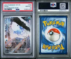 2024 POKEMON TEF EN-TEMPORAL FORCES 168 SNOM ILLUSTRATION RARE PSA 10 - Image 3