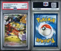 2024 POKEMON TEF EN-TEMPORAL FORCES ILLUSTRATION RARE #169 CHARJABUG PSA 10 - Image 3