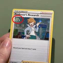 MEW TAIL COSMO HOLO SWIRL Pokemon Professor’s Research 060/072 Shining Fates LP - Image 1