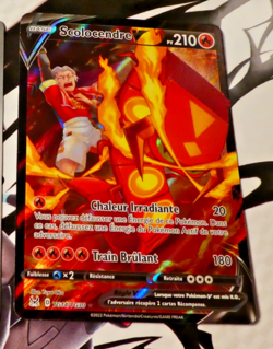 POKEMON FRANCAISE CARD HOLO CARTE SCOLOCENDRE TG14/TG30 FR MINT 2022 - Image 1