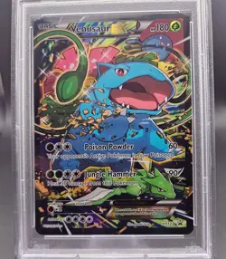 Venusaur EX XY123 - PSA 5 - 2016 Pokemon XY Black Star Promo - Image 3