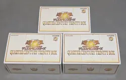 3 Boxes Yugioh OCG Quarter Centry Trinity Box Duel Monsters New JPN - Image 1