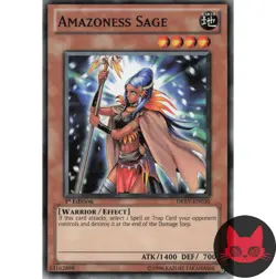 Yugioh Amazoness Sage DREV-EN030 Common 1st Edition LP - Image 1