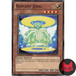 Yugioh Radiant Jeral GLD4-EN017 Common Limited Edition NM - Image 1