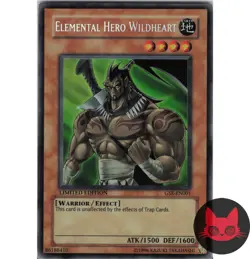 Yugioh Elemental HERO Wildheart GSE-EN001 Ultra Rare Limited Edition NM - Image 1