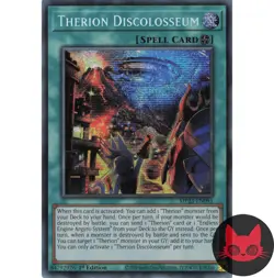 Yugioh Therion Discolosseum MP23-EN091 Secret Rare 1st Edition NM - Image 1