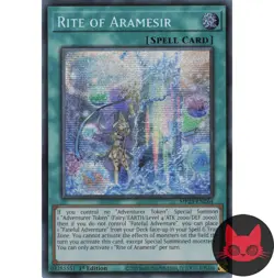 Yugioh Rite of Aramesir MP23-EN264 Secret Rare 1st Edition NM - Image 1