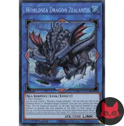 Yugioh Worldsea Dragon Zealantis MP23-EN193 Secret Rare 1st Edition NM - Image 1