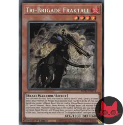 Yugioh Tri-Brigade Fraktall MP21-EN171 Secret Rare 1st Edition NM - Image 1