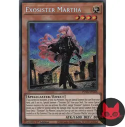 Yugioh Exosister Martha POTE-EN025 Secret Rare 1st Edition NM - Image 1