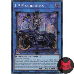 Yugioh I:P Masquerena RA02-EN042 Secret Rare 1st Edition NM - Image 1