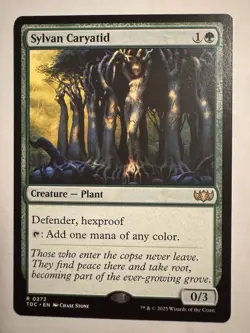 x1 Sylvan Caryatid R MTG Commander: Tarkir: Dragonstorm M/NM, English - Image 1
