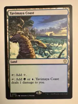 Yavimaya Coast NM MTG Bloomburrow BLB BLC Magic - Image 1